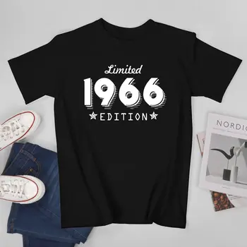 1966 Korlátozott Póló Nyári Klasszikus Ajándék Streetwear Pólók 100 Pamut Aranyos Póló Férfi Laza Felsők Plus Size 5XL