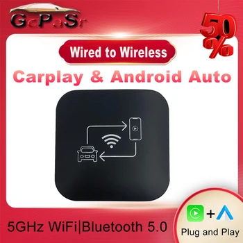 GcPaSr MiNi Bluetooth Carplay Vezeték nélküli Dongle Wifi 5.0 Bluetooth-Auto Connect CarPlay Adapter Autó Frissítés az Apple Carplay