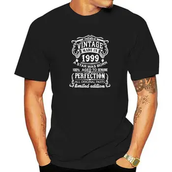 Készült Vintage 1999-Ben A T-Ingek, Férfi Divat, Póló, Rövid Ujjú, 23 Éves Születésnapi Ajándék Tshirt Pamut Póló Streetwear